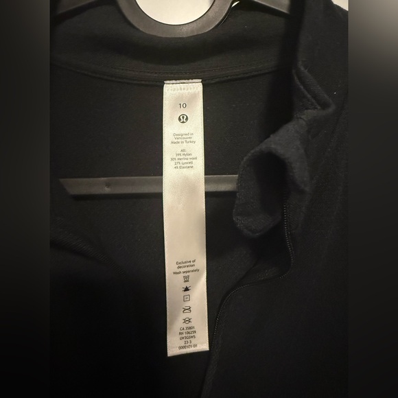 Lululemon Wool Blend Base Layer Half Zip - Picture 4 of 7